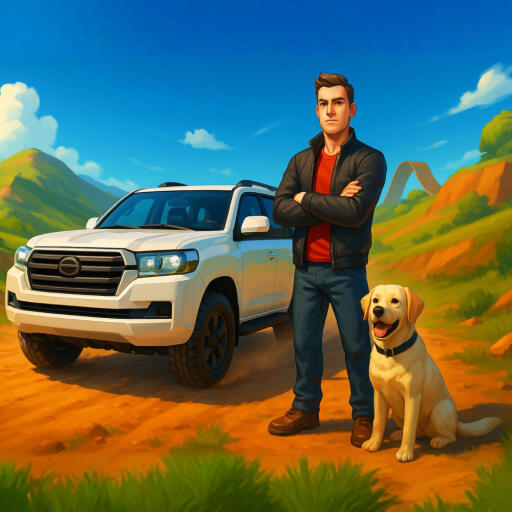 Lái xe địa hình Land Cruiser